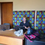 Vincent dans notre nouveau bureau