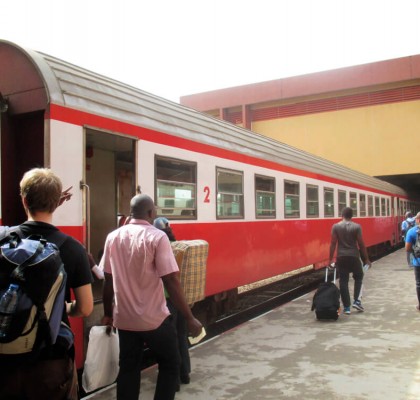 Le train, vu de l'extérieur