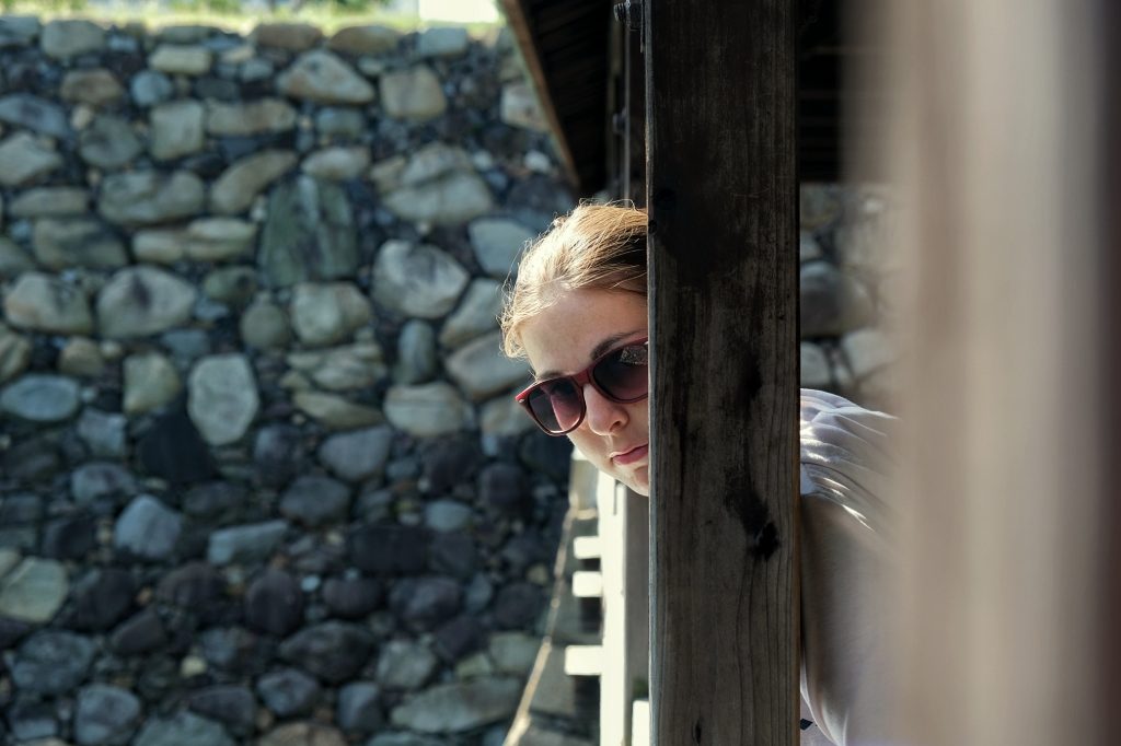 Claire se cache au château de Takamatsu