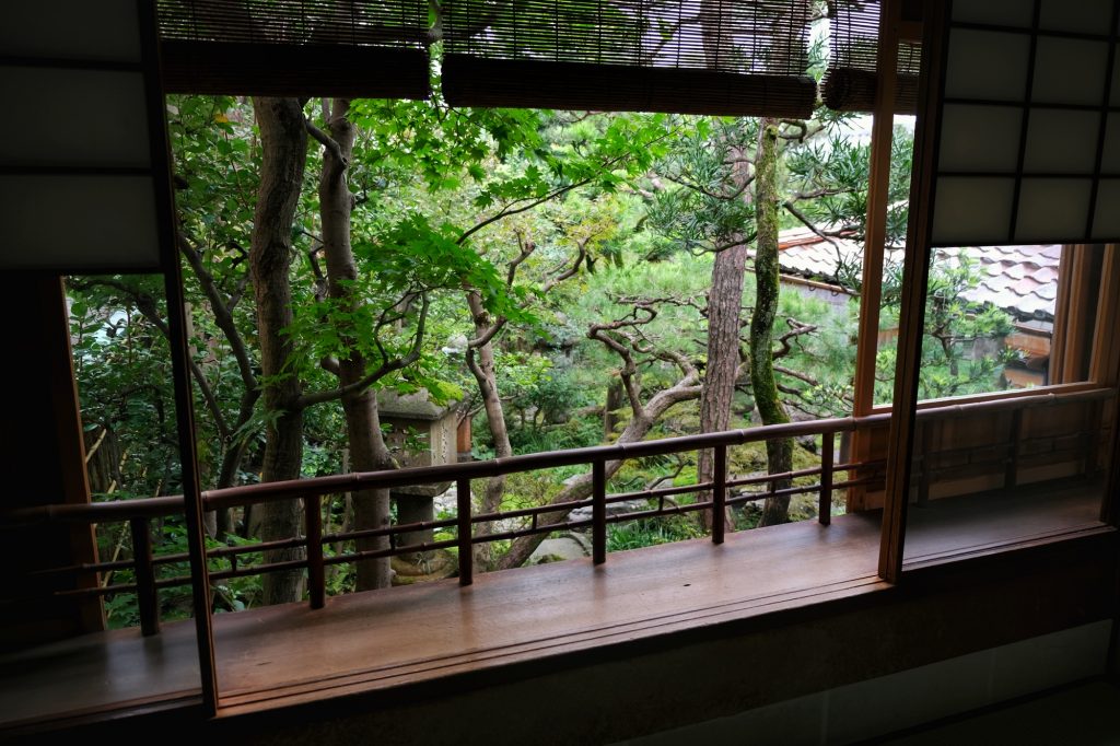 Jardin d'une maison de samouraï de Kanazawa