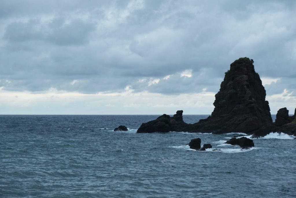 La mer entre Kanazawa et Kyoto