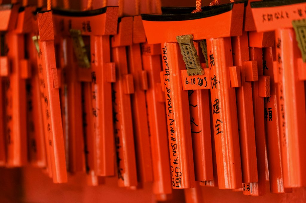 Des mini toriis au Fushimi Inari Taisha
