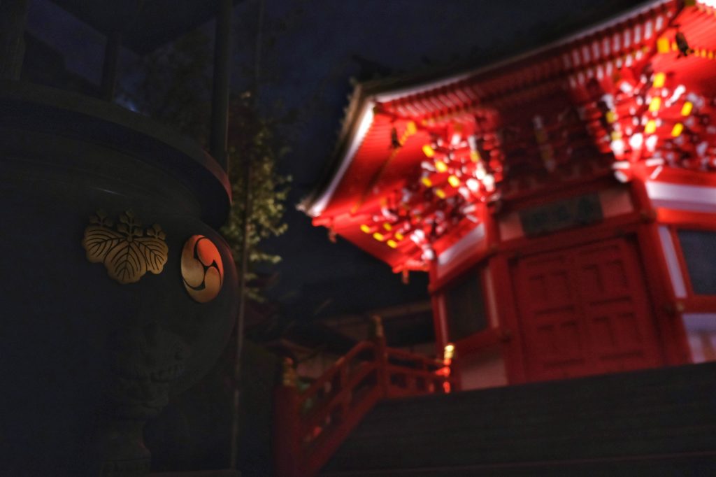 Temple de nuit au Koyasan