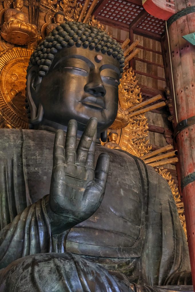 Le Daibutsu dans le Todai-ji à Nara