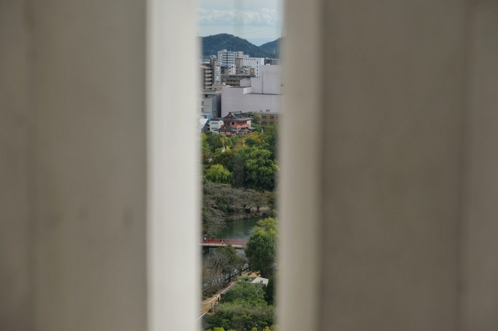 Une meurtrière du château de Himeji
