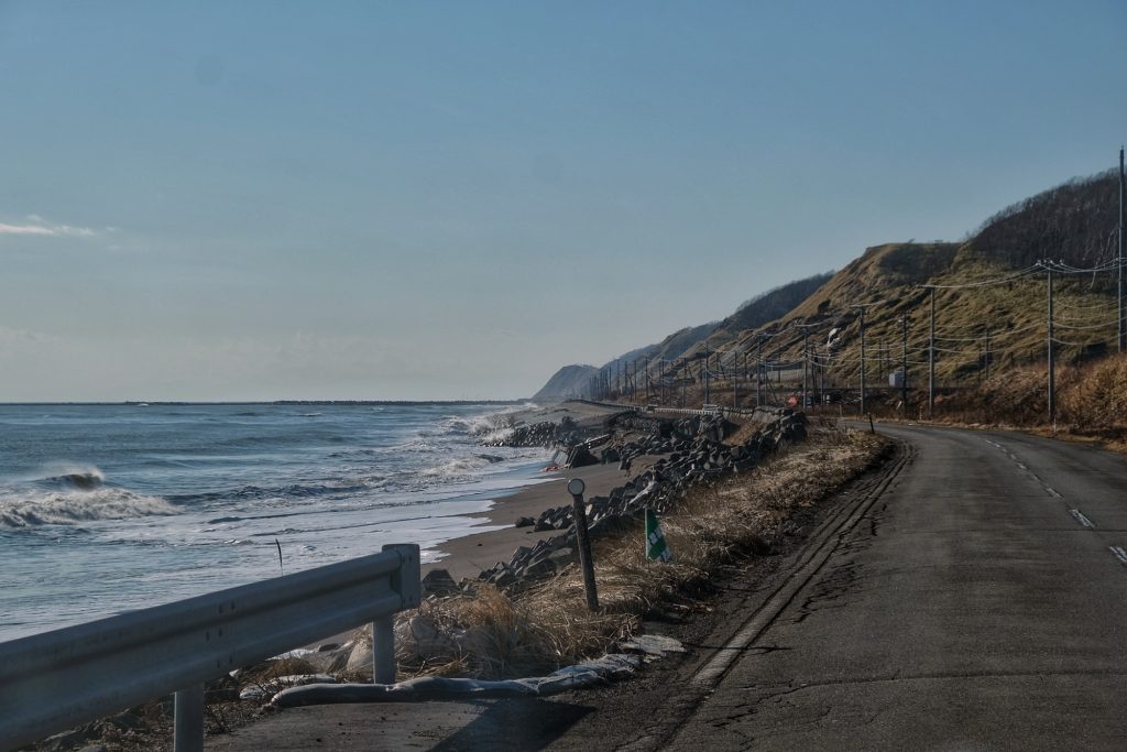 Le littoral entre Kushiro et Erimo