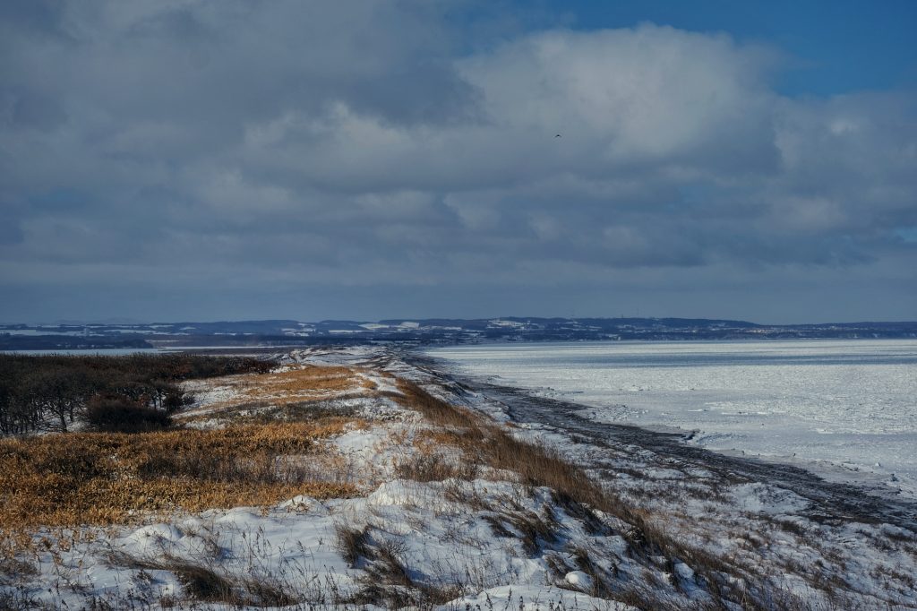 Le littoral de la mer d'Okhotsk au sud d'Abashiri