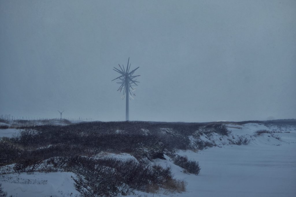 Des éoliennes 