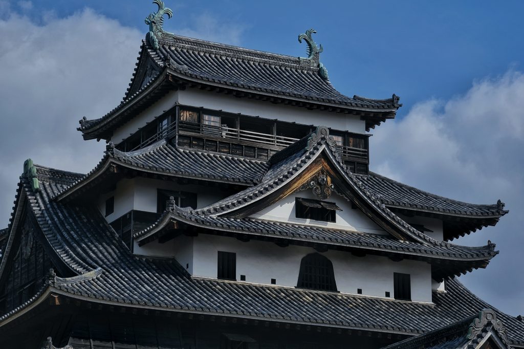 Le haut du château de Matsue