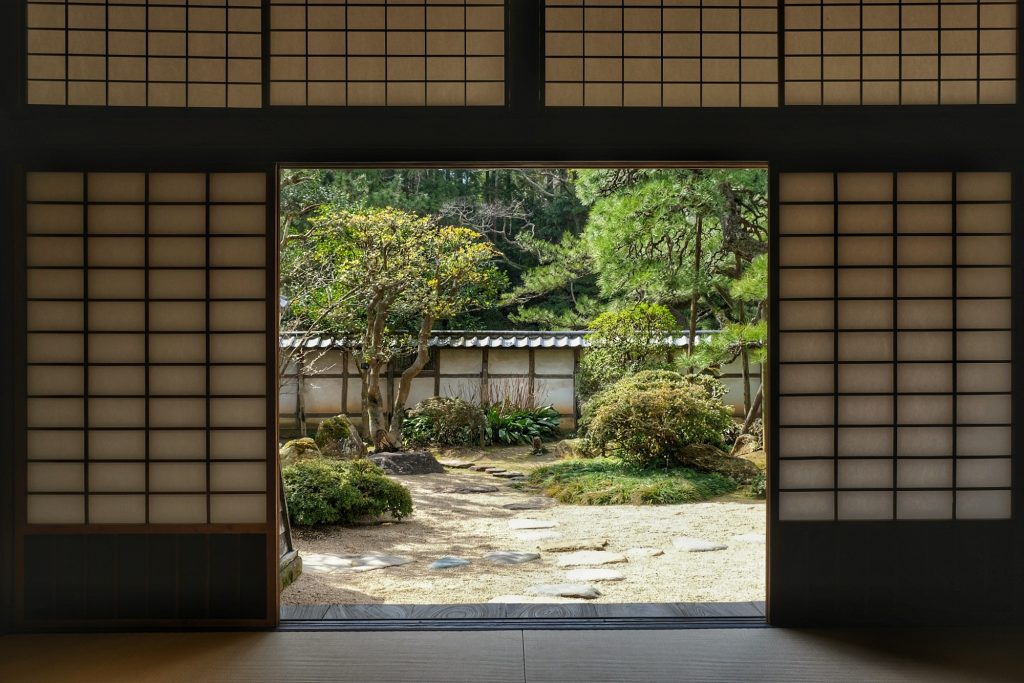 Jardin d'une ancienne maison de samouraï à Matsue