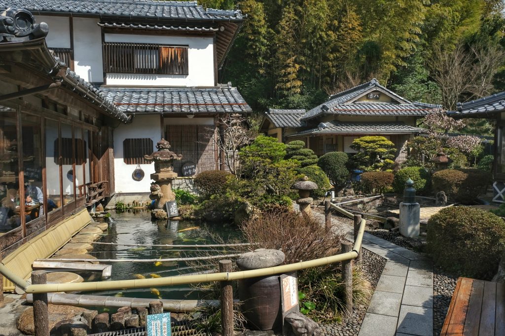 Le restaurant de sobas de Matsue et son environnement reposant