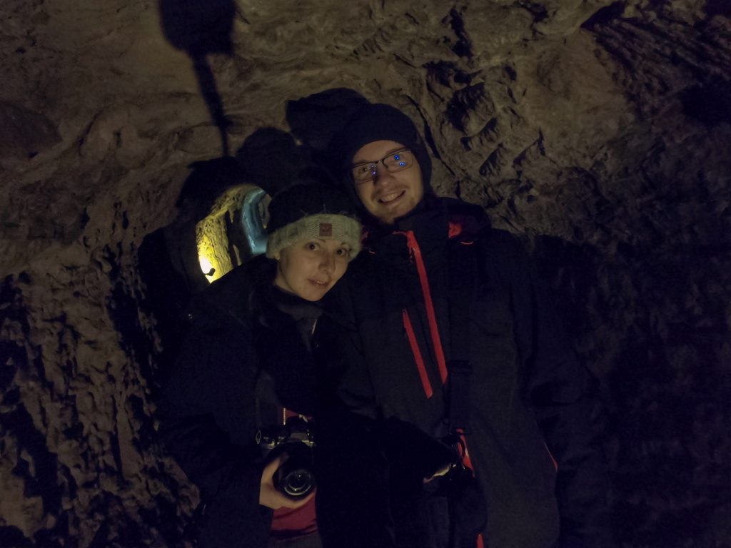 Selfie dans la mine d'Iwami Ginzan