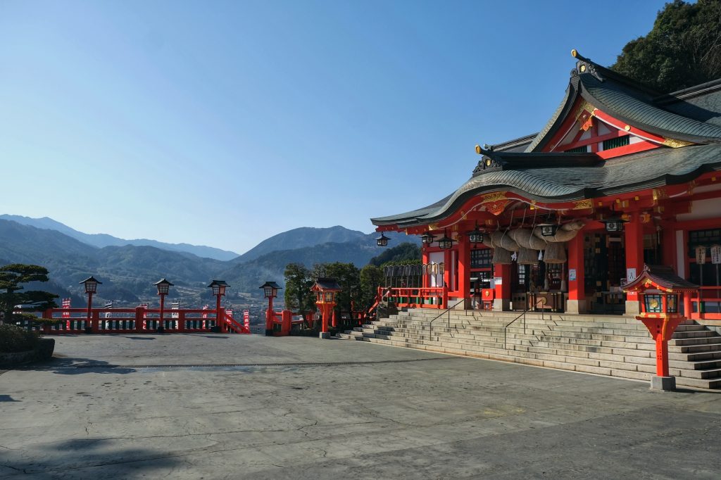 Le temple de Taikodani Inari Jinja à Tsuwano