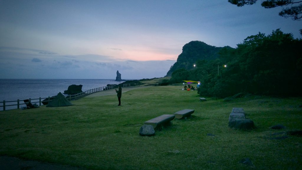 Camping de Hinokami Koen, encore un lieu agréable en bord de mer