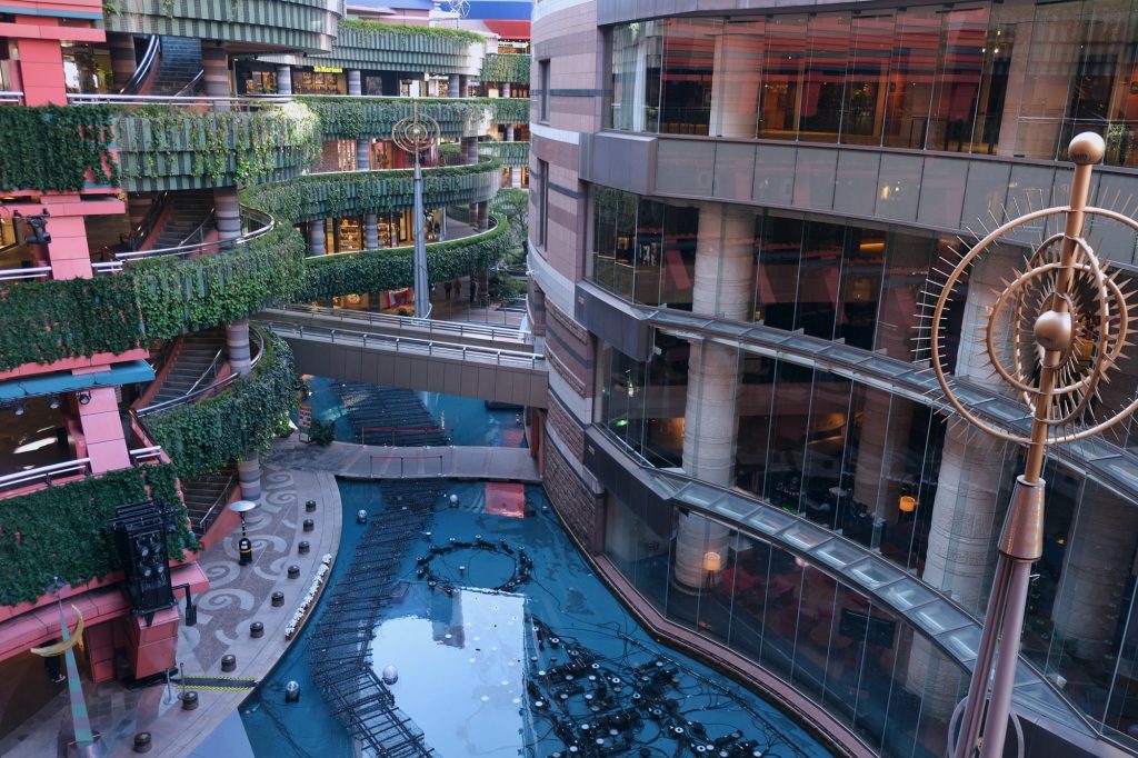 Le centre commercial Canal City à Fukuoka