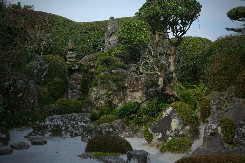 Un jardin d'une maison de Samouraï à Chiran