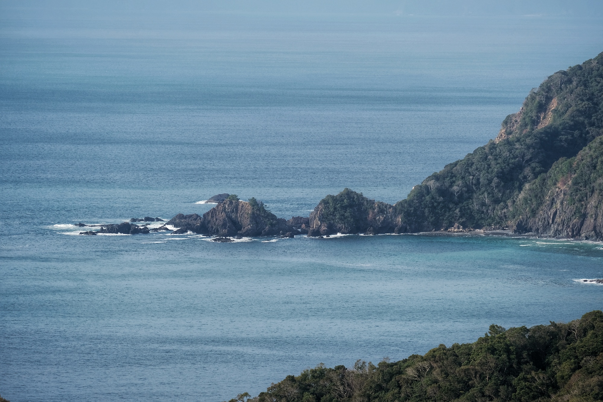 Littoral de l'océan Pacifique sur l'île de Shikoku