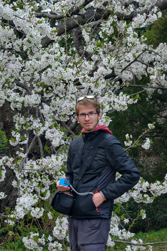 Vincent, notre caméraman des sakura