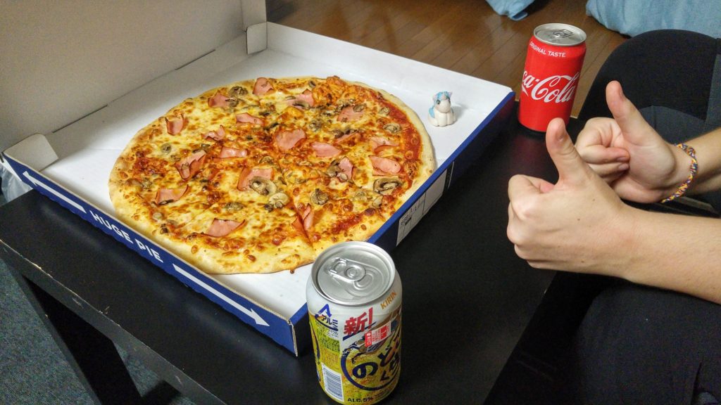 Enfin une pizza, ça nous manquait !